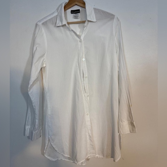 Tommy Bahama White 100% Cotton Long Sleeve Shirt – Size S/P - Picture 2 of 8